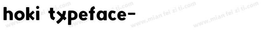 hoki typeface字体转换